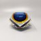 Blue Ashtray or Vide Poche by Flavio Poli for Seguso, 1960s 2