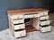 Vintage Workbench or Worktable in Cream Color 19