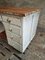 Vintage Workbench or Worktable in Cream Color 13