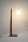 Lampada da terra in vetro lattimo, quercia e metallo cromato, inizio XX secolo, Repubblica Ceca, Immagine 10