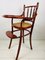 Antique Bentwood & Cane Childs High Chair 8