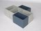 Moderne lackierte Sperrholz Aufbewahrungsboxen im Stil von Gerrit Rietveld, 1950er, 5er Set 3