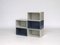 Modernist Painted Plywood Storage Boxes in the Style of Gerrit Rietveld, 1950s, Set of 5 1