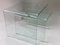 Glass Nesting Tables in the Style of Fiam, 1980s, Set of 2 7