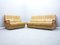 Mid-Century Leather Sofa Set, 1970s , Set of 5 5