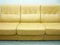 Mid-Century Ledersofa Set, 1970er, 5er Set 13