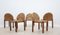 Vintage Straw Chairs by De Pas Durbino & Lomazzi, Set of 5 7