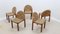 Vintage Straw Chairs by De Pas Durbino & Lomazzi, Set of 5 3