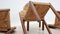 Vintage Straw Chairs by De Pas Durbino & Lomazzi, Set of 5 4