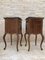Louis XV Style Walnut Nightstands with Marble Top, 1930s, Set of 2, Image 11