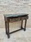 Early 20th Century Spanish Carved Walnut Console Table, Image 4