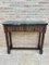 Early 20th Century Spanish Carved Walnut Console Table 1