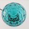 Kleine Mid-Century Modern Bubble Glas und Verchromte Metall Tischlampe 6