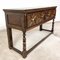 Antique Jacobean English Sideboard in Oak with 2 Drawers, 1860s 3