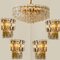 Lampade da parete Palazzo in ottone dorato e vetro di JT Kalmar, set di 2, Immagine 17