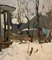 Gleb Savinov, Dacha in Winter, 1980, Huile sur toile 3