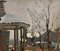 Gleb Savinov, Dacha in Winter, 1980, Oil on canvas 5