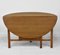 Art Deco Solid Oak Drop Leaf Dining Table in the Style of Heals, 1920s, Image 7