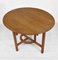 Art Deco Solid Oak Drop Leaf Dining Table in the Style of Heals, 1920s 3