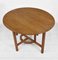 Art Deco Solid Oak Drop Leaf Dining Table in the Style of Heals, 1920s, Image 3