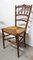 French Dining Chairs with Rush Seats and Baluster Backs, Late 19th Century, Set of 6 5