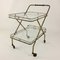 Gilt Metal Bar Cart, Italy, 1960s 3