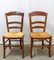 French Rustic Dining Chairs with Rush Seats & Ladder Backs, Early 20th Century, Set of 6 4