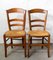 French Rustic Dining Chairs with Rush Seats & Ladder Backs, Early 20th Century, Set of 6 10