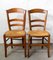French Rustic Dining Chairs with Rush Seats & Ladder Backs, Early 20th Century, Set of 6, Image 10