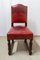 Mid-Century Spanish Dining Chairs in Aniline Red Leather with Studs, Set of 6 10