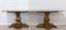 French Console Table in Oak with Marble Top, Mid-20th Century 2