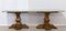 French Console Table in Oak with Marble Top, Mid-20th Century, Image 2
