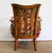 Armchairs and Chippendale Table in Solid Beech, 1950s, Set of 3, Image 14