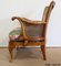 Armchairs and Chippendale Table in Solid Beech, 1950s, Set of 3, Image 13