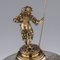 19th Century German Solid Hanau Silver-Gilt & Coin-Set Figural Tankard, 1870s, Image 8