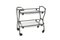 Leather Sheathed Bar Trolley by Jacques Adnet, Image 1