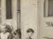 Drumming Kids, Black & White Fotografie auf Holzbrett, 1940er 6