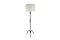 Leather Sheathed Floor Lamp by Jacques Adnet, Image 1