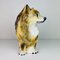 Vintage Glazed Ceramic Sculpture of Dog, Italy, 1960s 10
