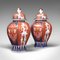 Vintage Japanese Imari Ceramic Ginger Jars, 1940s, Set of 2, Image 2