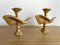 French Gilt Bird Candleholders by Pierre Casenove for Fondica, 1980s, Set of 2 7
