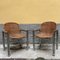 Wicker and Steel Chairs, Set of 2, Image 1
