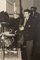 Jazz Band, Black & White Photograph on Wooden Board, 1940s, Image 8