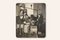 Banda de jazz, fotografía en blanco y negro sobre tablero de madera, años 40, Imagen 2