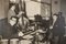 Banda de jazz, fotografía en blanco y negro sobre tablero de madera, años 40, Imagen 7