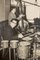 Banda de jazz, fotografía en blanco y negro sobre tablero de madera, años 40, Imagen 10