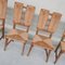 Mid-Century French Rush Dining Chairs, Set of 6 15
