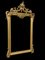 Espejo Luis XV de madera dorada, Imagen 2