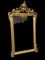 Espejo Luis XV de madera dorada, Imagen 5