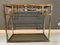 Art Deco Gold and Chrome Console Table, Image 1